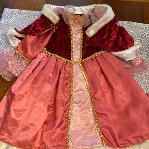 Absolutely stunning rare Disney pink belle, princess costume.